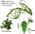 kathson 3 PCS Reptile Vines Plants - Flexible Bendable Jungle Climbing Vine Decor for Terrarium