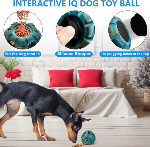 Yipetor Frozen Treat Toy - Treat Dispensing Rubber Toy for Puppy Small Medium, Freezable Fillable, Reduces Anxiety