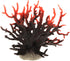 VOCOSTE Mini Faux Coral Decor, Black Red Coral Reef for Aquarium Decorations, 6.5"x5.83"