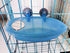 Chenchen Bird Bath with Mirror - Parrot Bathroom Bathtub with Mirror for Small Parrots, Parakeets, Canaries, African