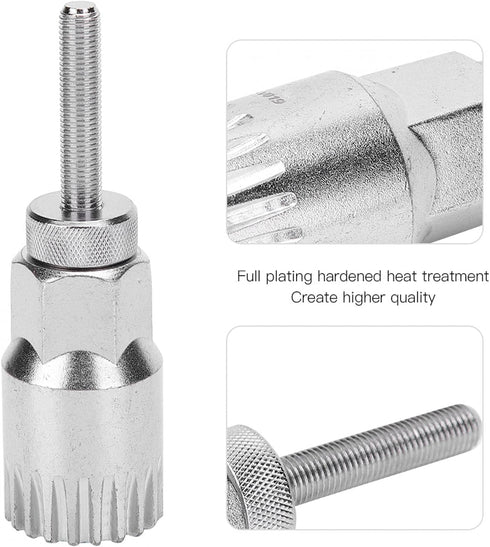 Keenso Bottom Bracket Tool, Bottom Bracket Removal Tool Bike Hole Spline Maintenance Installation Anti-Drop Device