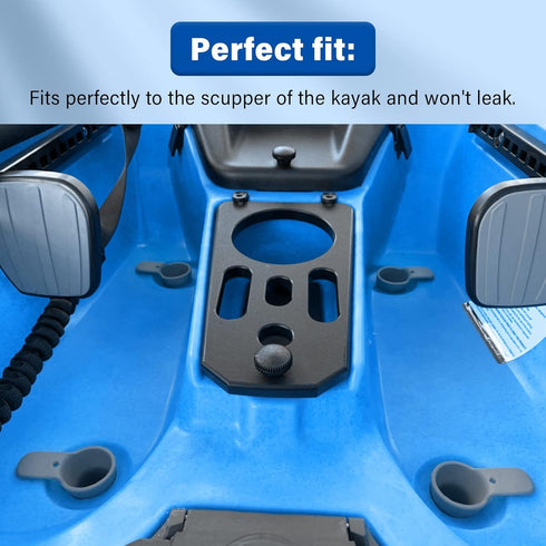 Kayaks Scupper Hole Plugs for Perception, Tapered Design Fits Scupper Holes 1” to 1 3/8", 4 Pack