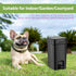 Umtiti 5-Liter 20PCS Dog Poop Trash Can & Portable Cat Litter Disposal, All-Black ABS Material, Trash Can with Waste