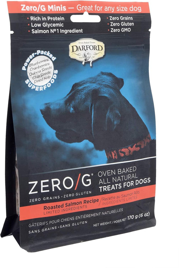 Zero/G Roasted Salmon Recipe Mini Dog Treats - 6 oz
