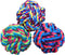 Pet Chew Toy - Knots Weave Cotton Rope, Biting Small Ball for Dogs & Cats, 3 in One Pack