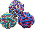 Pet Chew Toy - Knots Weave Cotton Rope, Biting Small Ball for Dogs & Cats, 3 in One Pack