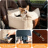 Felixora 25lbs Dog Car Seats for Small Dogs, Waterproof Puppy Car Seat with Side Handles and Large Pockets, Clip-On