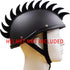 Reflective Punk Rubber Mohawk Warhawk Wig Accessory for Ski Skate Bike Motorcycle Helmet
