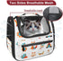 Backpack Backpack Bohemian Baby Icons Cat Carrier, Breathable Cat Carrier Large Space Bubble Pet for Kitty Small Dog