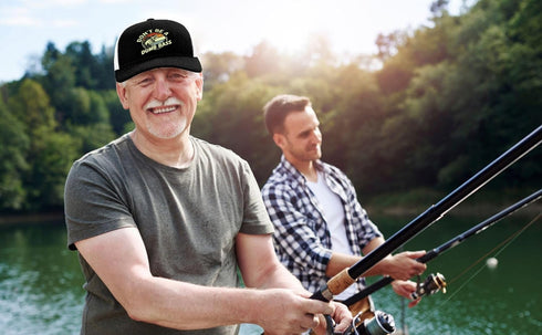 NewEleven Dad Gifts from Daughter Son - Funny Fishing Trucker Hat for Men, Dad, Fisherman Birthday Gifts
