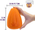 Chew King Premium Treat Dog Toy, Extremely Durable Natural Rubber, Bacon Flavored, Orange, X-Large