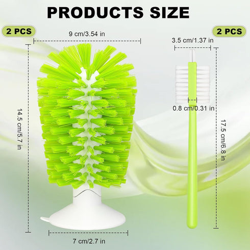 4 Pack Turtle Brush with Suction Cup for Tank, Turtle Shell Cleaning Brush, Turtle Scrub Brush Tortoise Supplies