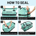 Backpack 60L/80L MIER Waterproof Duffel Bag Motorcycle Dry Bag Large Roll-Top Heavy Duty Dry Duffle Bags for Kayaking