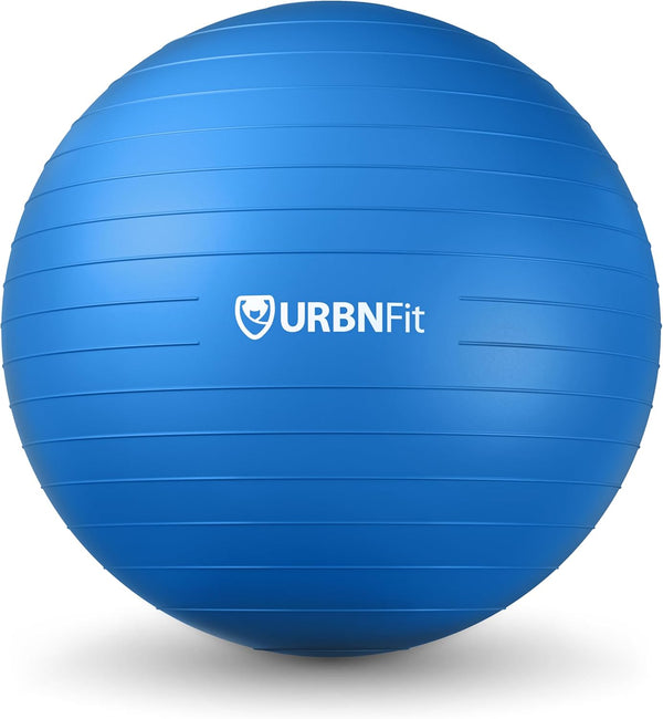 URBNFit Exercise Ball - Yoga Ball for Workout Pregnancy Stability - AntiBurst Swiss