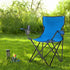 BTinoe Camping Chair with Cup Holder,Blue Folding Chairs for Outside,Oxford Cloth Beach Chair,Heavy Folding Chair