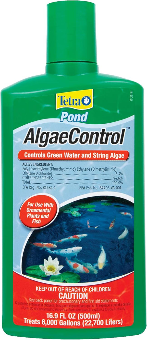 Tetra Pond AlgaeControl, 16.9 Ounces for Ornamental Outdoor Ponds and Fountains