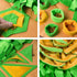 28''x28'' AWOOF Snuffle Mat Pet Dog Feeding Mat, Interactive Dog Puzzle Toys Encourages Natural Foraging Skills