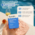 300 FOMIN - Antibacterial Paper Soap Sheets for Traveling - Unscented Portable Hand Soap Sheets for Travel in Tin