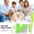 Cat & Dog Grooming Set - Fine Tooth Comb for Grooming, Removing Dandruff Flakes, Float Hair, Tear Marks (Green)