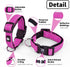 NESTROAD Reflective Dog Collar and Leash Set, Soft Neoprene Adjustable Nylon Collar for Small Medium Large Dogs (Small