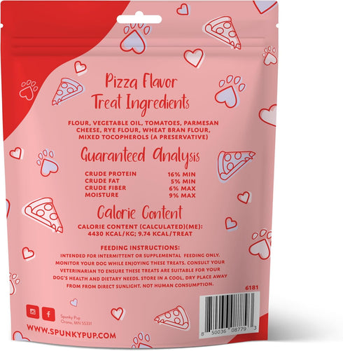 Spunky Pup A Pizza My Heart, Crunchy Biscuit Treats, 10 oz
