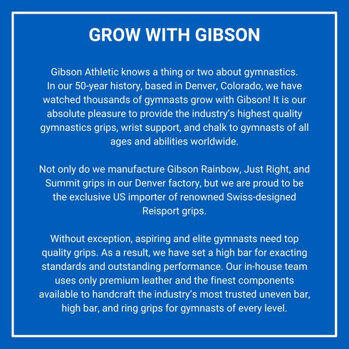 Gibson Athletic Rainbow Gymnastics Grips for Beginners, Durable Leather Grip, Hook & Loop Closure for Young Gymnasts