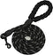 Rope Dog Leash with Comfortable Hand Grip, 6.5 FT Long - Safe for Night Walking, Suitable for Small Dogs