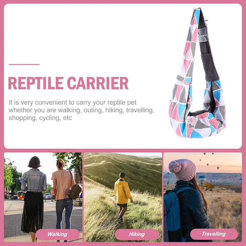 1pc Pet Backpack - Leopard Gecko Carrier Dog Backpack Travel Lizard Bag, Travel Purse Backpack for Reptiles