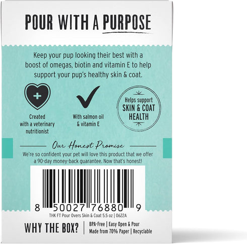 The Honest Kitchen Functional Pour Overs: Skin & Coat - Salmon Stew Dog Food Topper, 5.5 oz x12