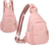 YAZEKOUS Crossbody Sling Bag Mini Backpack for Women Convertible, Small Crossbody Bags