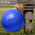 Rural365 Large Horse Ball Toy - 40in Anti-Burst Giant Horse Ball with Pump Included (Blue)