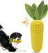 Dog Squeaky Toys for Aggressive Chewers - Indestructible Tough Chew Toys for Small, Medium, and Large Dogs, Natural