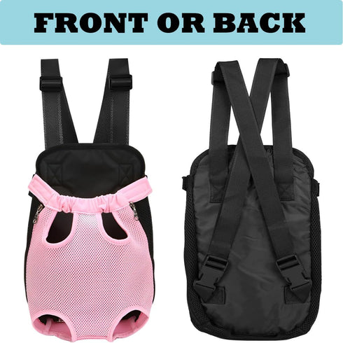 Pet Carrier Backpack, Adjustable Travel Bag for Cats & Dogs, Legs Out Design for Hiking Camping, Camouflage, Large
