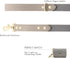 London Vegan Leather Dog Leash (4ft) - Padded Luxury Dog Lead for Large Dogs, Ideal Long Leash for Medium Dogs (Grey