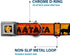 Dog Collar Seatbelt Buckle, Lion King Hakuna Matata, Sunset Oranges, Black, 9 to 15 Inches, 1.0 Inch Wide (DC-WDY030-S)