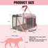 EXPAWLORER Cat Carrier Large, Soft-Sided Top Load Travel Carrier for Medium Cats Under 25, Airline Approved