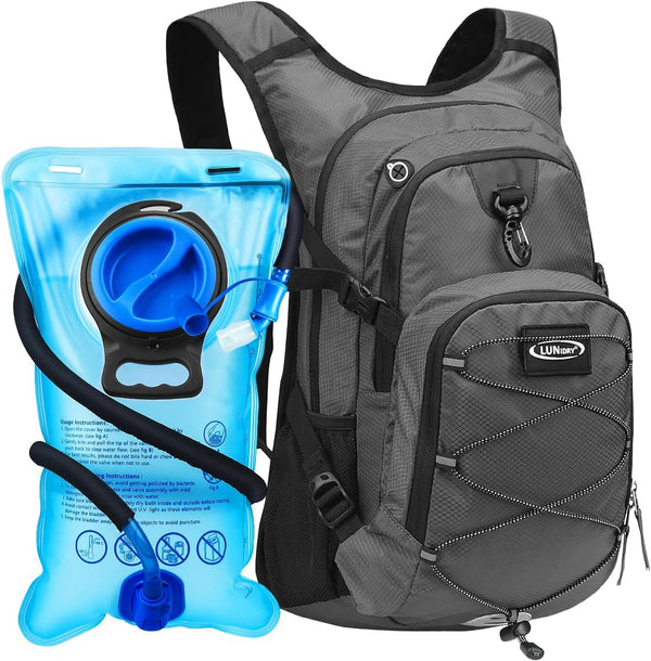 Hydration Backpack with 3L Water Bladder, Insulated Lightweight Pack for Hiking, Cycling, Camping