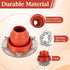 Tent Stove Jack Kit, Silicone High Temp Flexible Roof Jack Pipe Boot for Bell Tent, Yurt, and Wood Burner