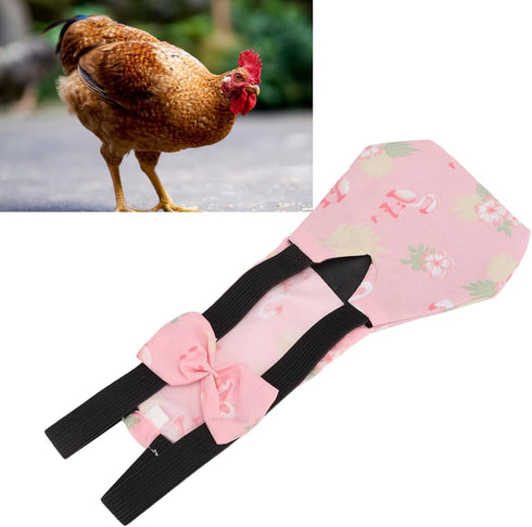 Pet Chicken Diapers,Chicken Goose Duck Loose Tight Belt Diapers Poop Pocket Diapers Pattern for Poultry Pet Using