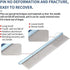 Metal Dog Grooming Comb for Shedding Tangles - Long Wide Tooth Pet Comb for Poodles and Goldendoodles Dematting (7.5