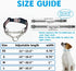 Martingale Collars for Dogs, Heavy Duty Stainless Steel Chain Training Collar, Reflective Nylon Adjustable Collar with Quick Release Buckle, Suitable for Puppy Medium Large Dogs ((Pink, S)