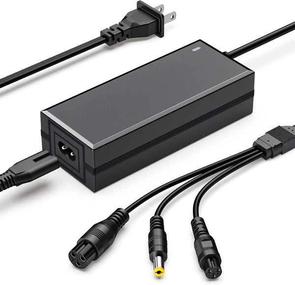 nvmw 3 in 1 Replacement Charger for 2A 42v/36v 3 Claw (8mm/12mm) Female