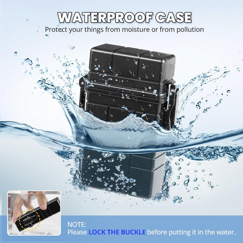 Package 20pcs 84-100mm Waterproof Case, Airtight Holder Case for Whole Size, EDC Survival Container for Fishing Kit