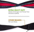 JSXD 5 FT Heavy Duty Double Handle Dog Leash with Comfortable Padded and Reflective Rope for Small, Medium, Large Dogs