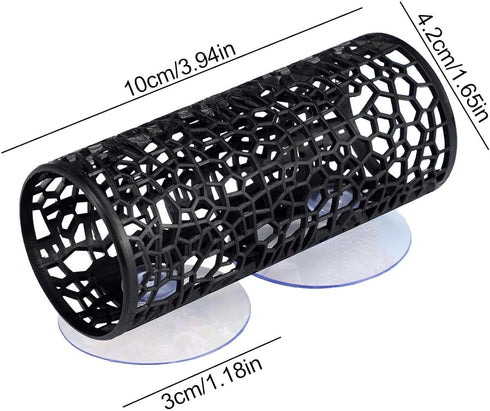 Generic Hammock 10x4.2cm Betta Fish Tunnel - Shrimp Cave Decoration | Aquarium Hiding Place | Suction Cups, Safe Hollow