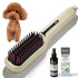 2-in-1 Electric Pet Grooming Brush with Coconut Oil Conditioner Spray, Professional Hair