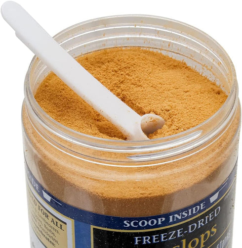 San Francisco Bay Brand Freeze-Dried Cyclops Fish Food - Protein-Rich for Reef Tanks & Invertebrates, 0.64oz