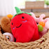 ZLmoue Funny Red Fruit Dog Toys, Vegetable Dog Toys Squeaky Plush Chili Eggplant Corn Puppy Toys for Small Dogs,Chili