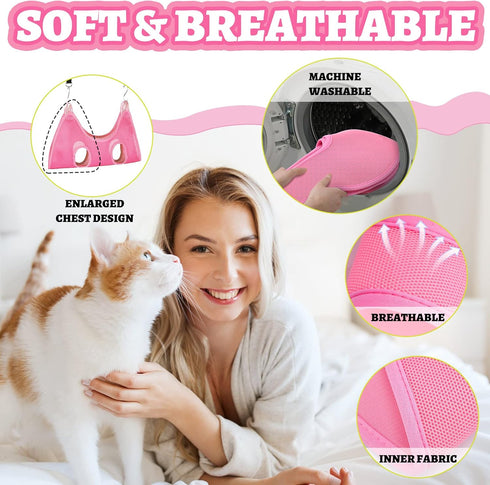 14 1 Hammock Trimming Trimming Ferraycle in Pet Grooming for Dogs Cats, Dog Grooming Sling, Cat Nail Kit, Restraint Bag