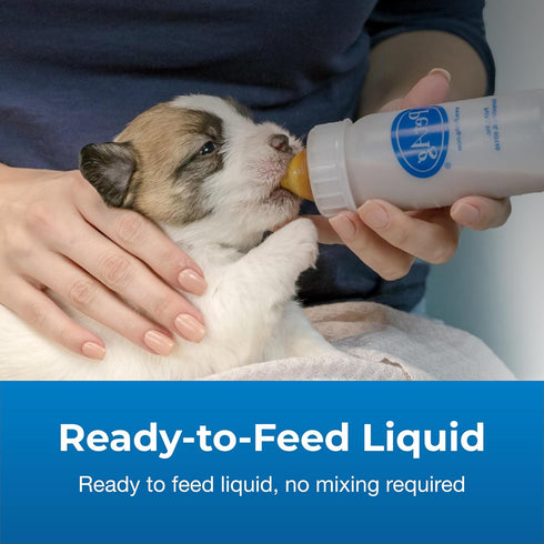 11 oz, Pack 4 Pet-Ag Goats Milk Esbilac Liquid - of - Ready-to-Feed Puppy Formula with Vitamins, Minerals, and Trace